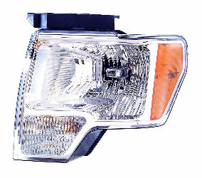 For Ford F-150 Pickup From 3/ 2/ 2009 10 11 12 13 2014 Headlight Chrome Trim Driver Side DL3Z 13008 B FO2502287