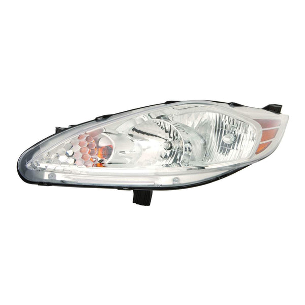 For Ford Fiesta Sedan/ HB 2011 12 2013 Headlight S/ SE/ SES/ SEL/ TITANIUM w/o Appearance Pkg Chrome Driver Side BE8Z 13008 B FO2502295