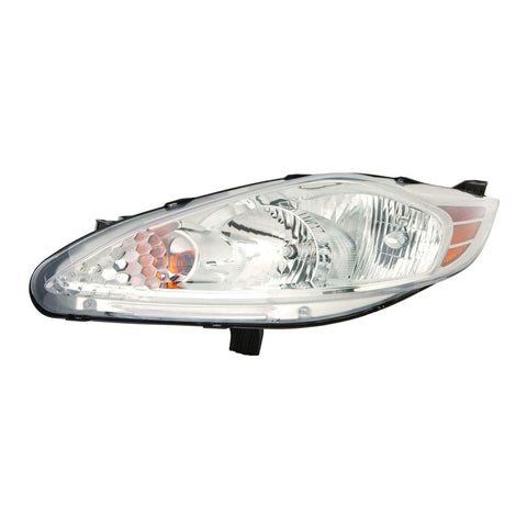 For Ford Fiesta Sedan/ HB 2011 12 2013 Headlight S/ SE/ SES/ SEL/ TITANIUM w/o Appearance Pkg Chrome Driver Side BE8Z 13008 B FO2502295