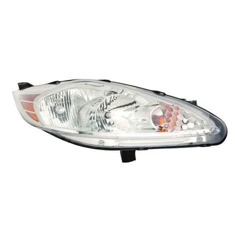 For Ford Fiesta Sedan/ HB 2011 12 2013 Headlight S/ SE/ SES/ SEL/ TITANIUM w/o Appearance Pkg Chrome Passenger Side CAPA Certified BE8Z 13008 A FO2503295C