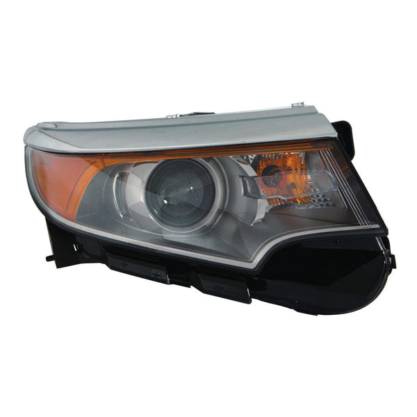 For Ford Edge 2011 12 13 2014 Headlight SEL/ Sport w/ Appearance Pkg Halogen w/o LOGO Passenger Side CAPA Certified BT4Z 13008 G FO2503292C