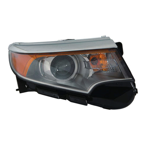 For Ford Edge 2011 12 13 2014 Headlight SEL/ Sport w/ Appearance Pkg Halogen w/o LOGO Passenger Side CAPA Certified BT4Z 13008 G FO2503292C