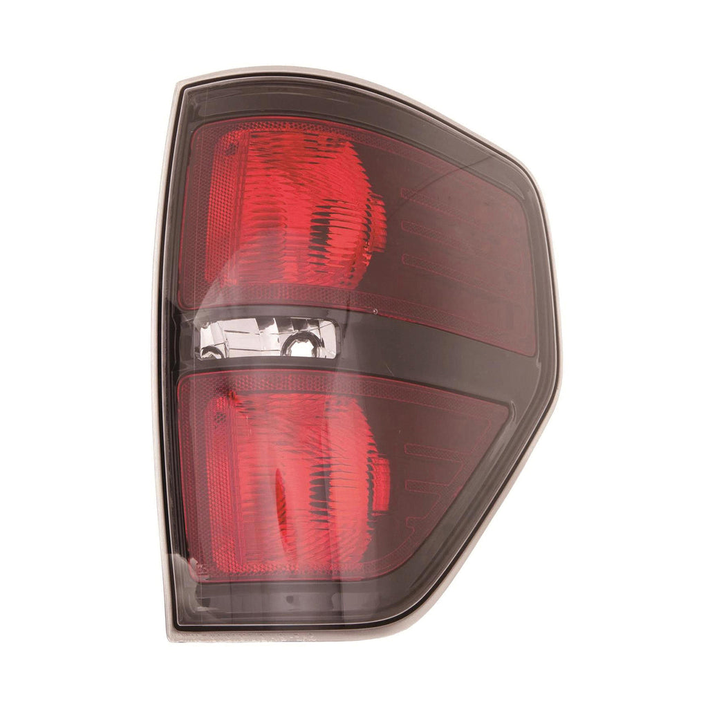 For Ford F-150 2009 10 11 12 13 2014/ SVT Raptor 2010 11 12 13 2014 Tail Light STYLESIDE Black ACCENT Passenger Side CAPA Certified BL3Z 13404 AB FO2819148C