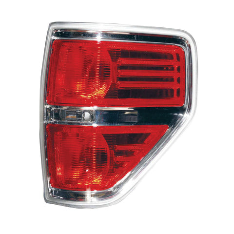 For Ford F-150 2009 10 11 12 13 2014 Tail Light STYLESIDE FX2 Chrome ACCENT Passenger Side CAPA Certified BL3Z 13404 B FO2819143C