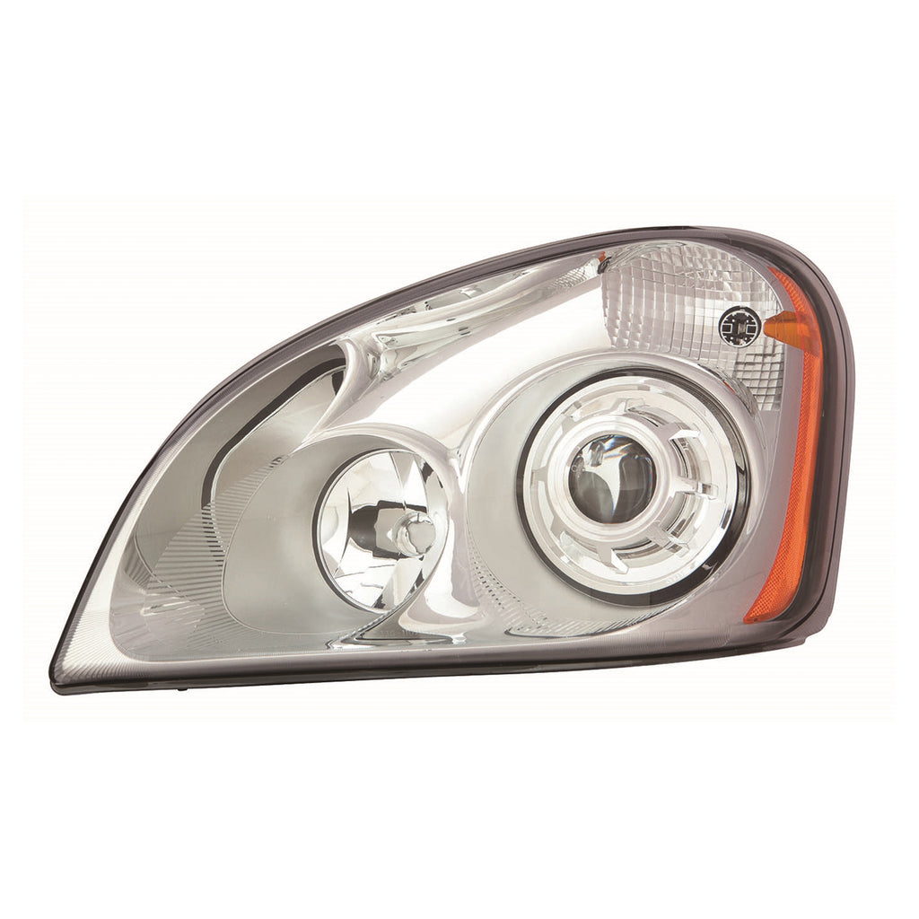For Freightliner Cascadia 2008 09 10 11 12 13 2014 Headlight Projector Chrome Bezel SET