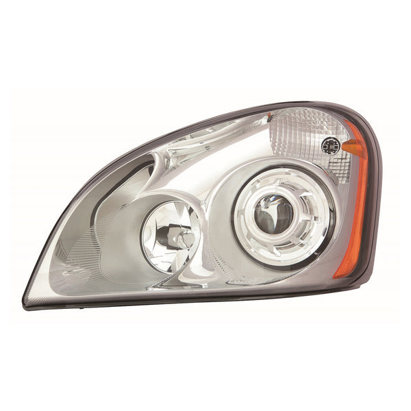 For Freightliner Cascadia 2008 09 10 11 12 13 2014 Headlight Projector Chrome Bezel SET