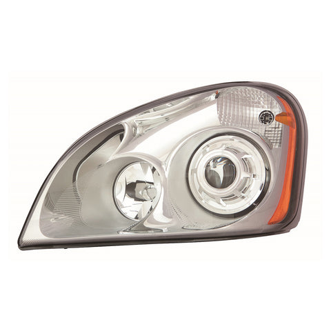 For Freightliner Cascadia 2008 09 10 11 12 13 2014 Headlight Projector Chrome Bezel SET