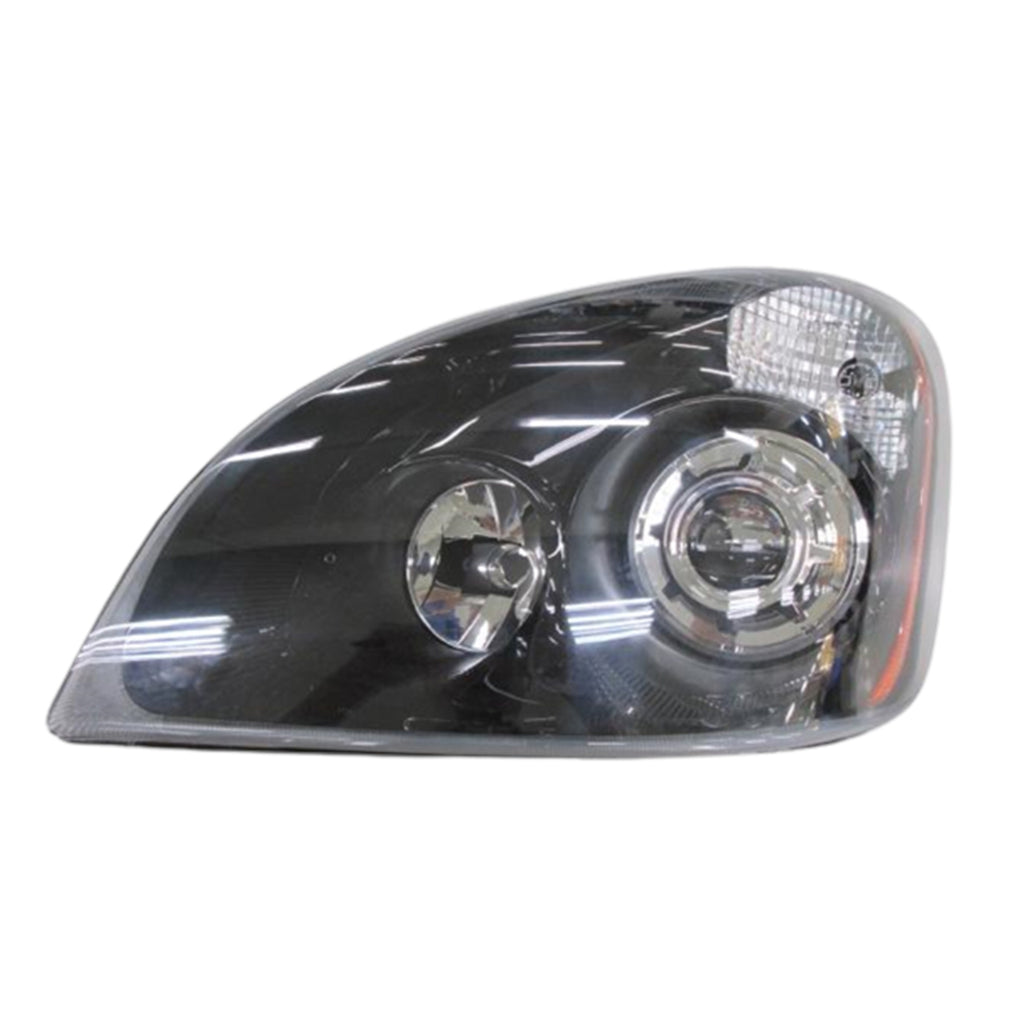For Freightliner Cascadia 2008 09 10 11 12 13 2014 Headlight Projector BLACK Bezel SET