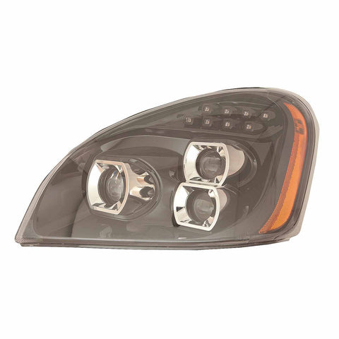 For Freightliner Cascadia 2008-2017 Headlight LED Projector FULL LED w/ LED DRL PAIR