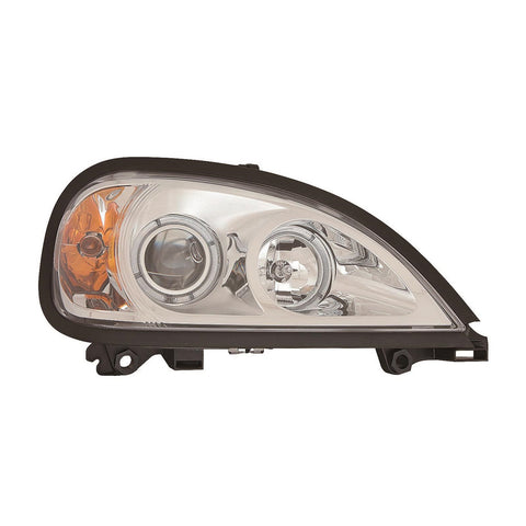 For Freightliner Columbia 1996-2017 Headlight Projector w/ ANGEL EYES Chrome Bezel Passenger Side