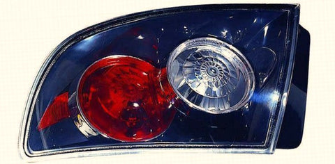 Mazda 3 Sedan 04-06 Tail Light Assembly LH USA Driver Side Outer PERF Type (With Clear Turn SIGNAL Lens) - ackauto