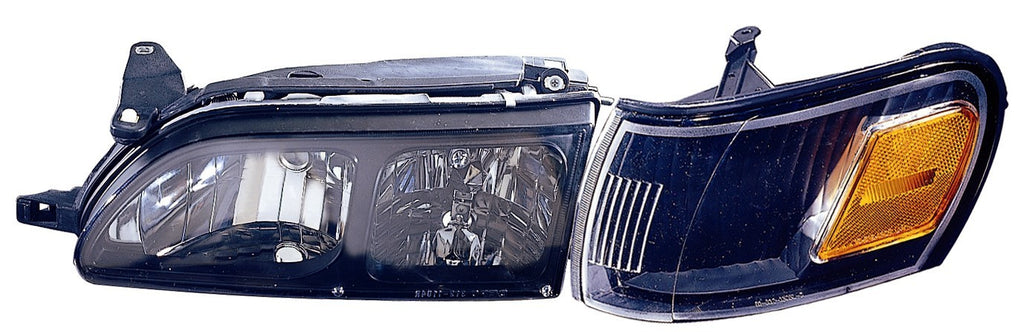 Toyota Corolla 93-97 Headlight ADD Corner Light Diamond Black - ackauto
