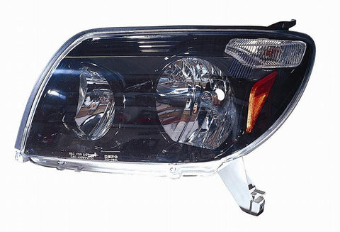 Toyota 4Runner 03-05 Headlight Assembly PAIR Black Bezel - ackauto