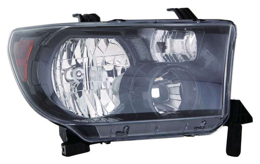 Toyota Tundra 07-11 / Sequoia 08-11 Headlight Unit Black Bezel (09-10 without Level AdjustER) Set - ackauto