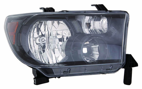 Toyota Tundra 07-11 / Sequoia 08-11 Headlight Unit Black Bezel (09-10 without Level AdjustER) Set - ackauto