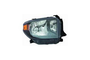 Toyota Tundra 14-15 Headlight Unit without LED DRL Black Bezel Set - ackauto