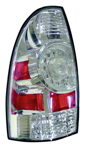 Toyota Tacoma 05-13 Tail Light Assembly LED Clear Lens Chrome Bezel Set - ackauto