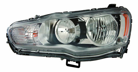 Mitsubishi Lancer Lancer Evolution 08-10 Headlight Unit Chrome Halogen Type Set - ackauto