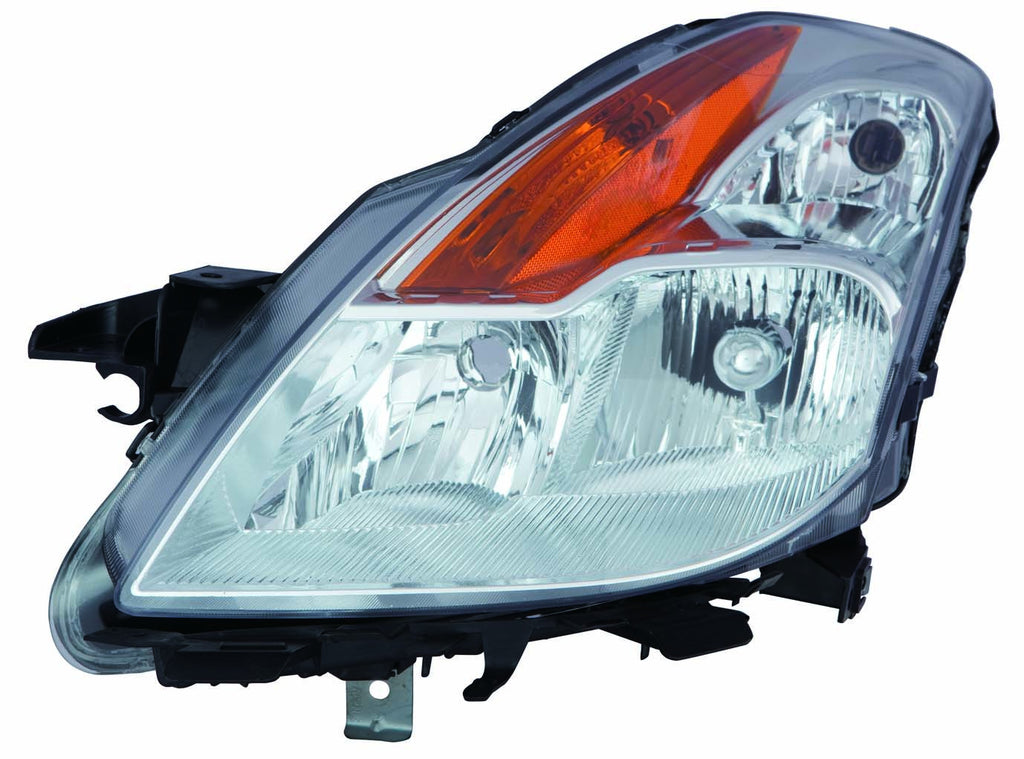 Nissan Altima Coupe 08-09 Headlight Unit without HID Type Chrome Bezel - ackauto
