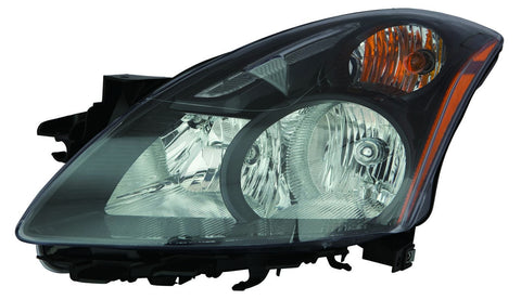 Nissan Altima Sedan / Altima Hybrid 10-12 Headlight Unit HALGOEN Black Bezel Set - ackauto