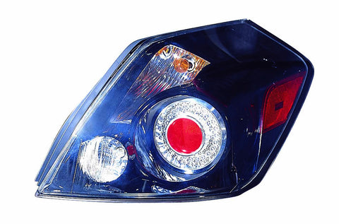Nissan Altima Sedan 07-08 Tail Light Assembly LED Black - ackauto