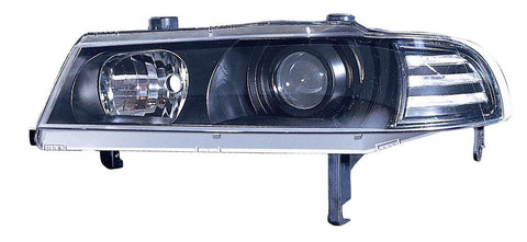 Honda Prelude 92-96 Headlight Composite (With PL) Assembly With PROJTR Black - ackauto