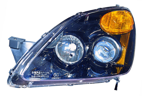 Honda CRV 02-04 Headlight Assembly Projector Black Set - ackauto