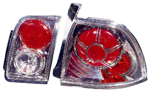 Honda Accord Coupe / Sedan 96-97 Tail Light (I&O) Unit WHEEL Chrome Type - ackauto