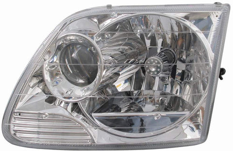 Ford F-150 / 250 LD / HD from 7 / 96-03 / Expedition 97-02 Headlight Projector Chrome Bezel - ackauto