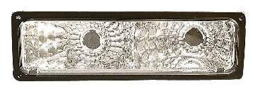 Chevy / GMC C / K 10 Truck 88-02 / Suburban / Yukon 92-99 / Blazer 92-94 / Tahoe 95-99 Parking Signal Light Diamond Design GRAY Bezel - ackauto
