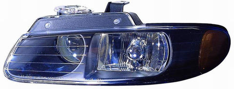 Chrysler Town & Country 00 Headlight Assembly Black - ackauto