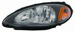 Chrysler PT Cruiser 01-05 Headlight Unit Black Bezel - ackauto