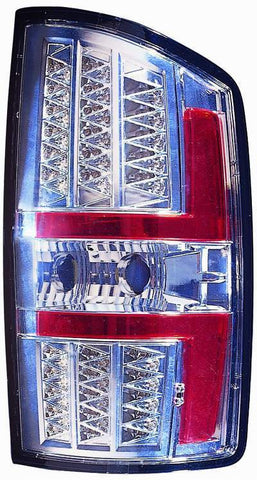 Dodge RAM Pickup 02-06 Tail Light LED Chrome - ackauto