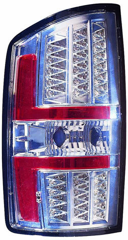 Dodge Ram Pickup 07-08 Tail Light LED Chrome - ackauto