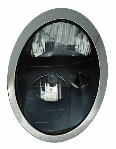 Mini Cooper 02-04 Headlight Unit Halogen Type Black Set - ackauto