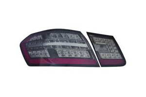 Mercedes-Benz E Class Sedan from 7 / 31 / 09-13 Tail Light & Back Up Light Assembly LED Smoke Lens Set - ackauto