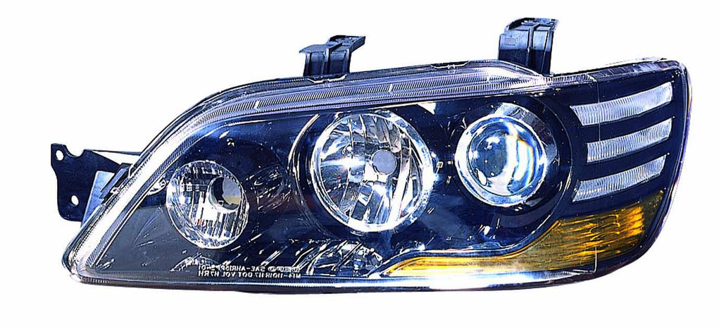 Mitsubishi Lancer 02-03 Headlight Assembly Projector Black - ackauto