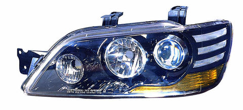 Mitsubishi Lancer 02-03 Headlight Assembly Projector Black - ackauto