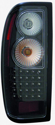 Nissan Frontier 98-04 Tail Light LED Black - ackauto