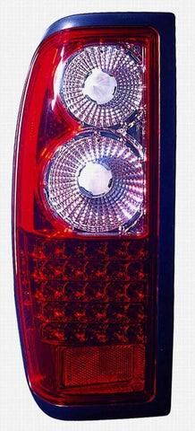 Nissan Frontier 98-04 Tail Light LED Chrome - ackauto