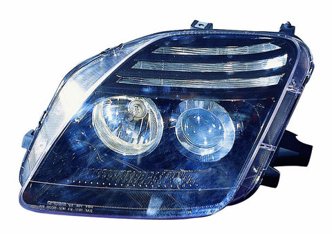 Honda Prelude 97-01 Headlight Assembly Projector Black - ackauto