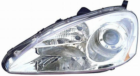 Acura RSX 05-06 Headlight Assembly Projector Chrome - ackauto