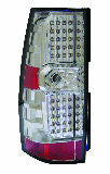 Chevy Tahoe / Suburban / GMC Yukon / Yukon XL / Yukon Denali / Yukon XL Denali 07-08 Tail Light LED Assembly Chrome - ackauto